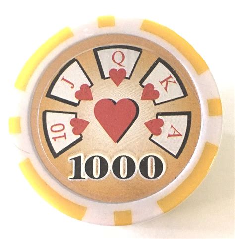1000 Partes De Fichas De Poker Caso