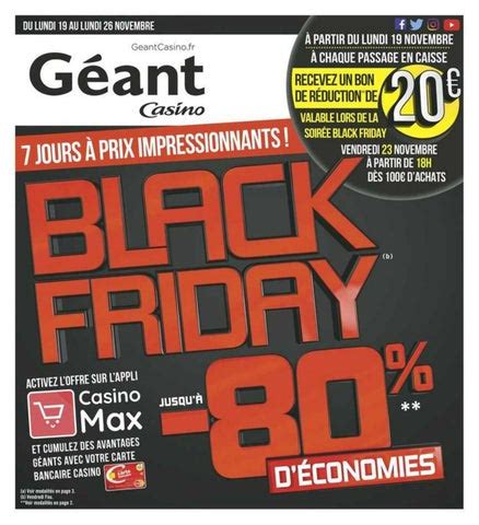 Catalogo Geant Casino Black Friday
