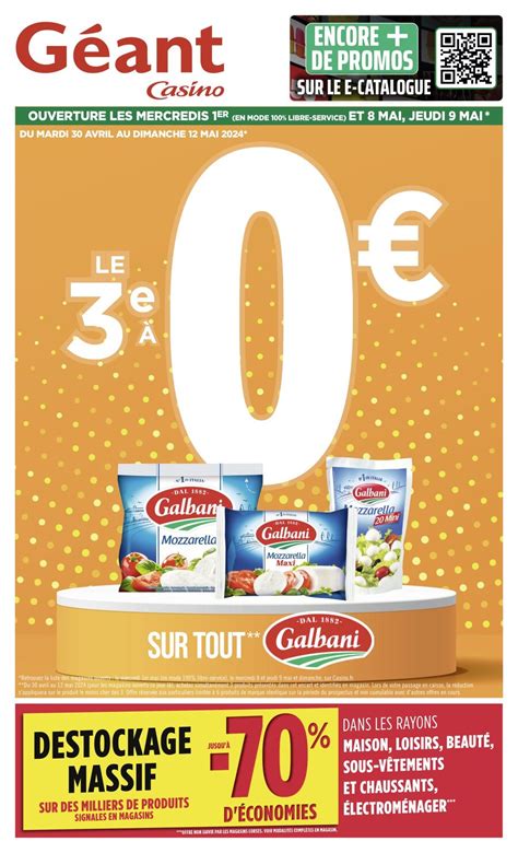 Geant Casino 1 Mai 2024