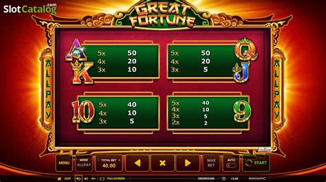 Great Fortune Slot Gratis