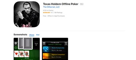 Ios Texas Holdem Offline