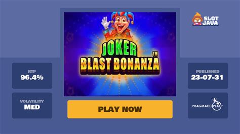 Joker Blast Bonanza Sportingbet