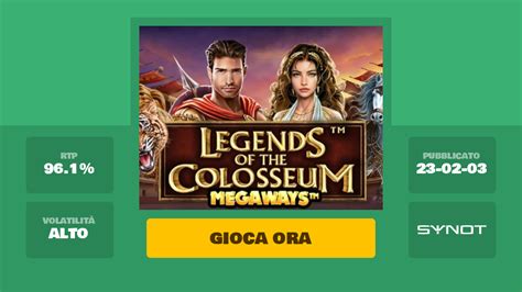 Legends Of The Colosseum Megaways Pokerstars