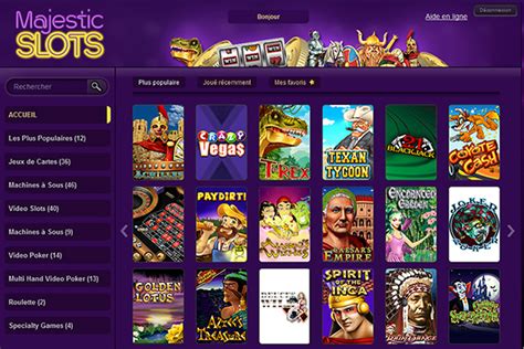 Majestic Slots Club Casino Mobile