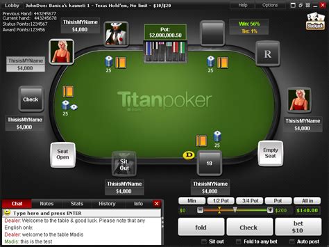 O Titan Poker Auf Ipad