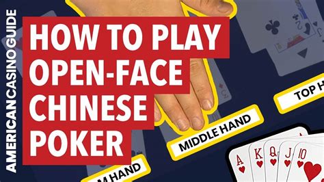 Open Face Chinese Poker App Android