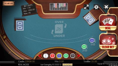 Over Or Under 26 4card Joker 888 Casino