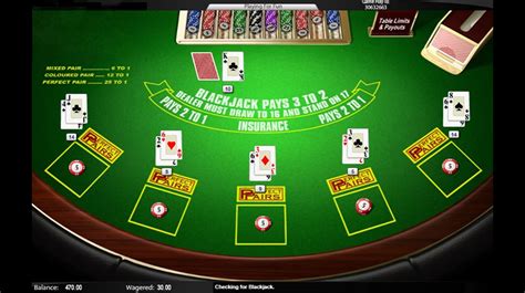 Perfect Pairs Blackjack Betfair