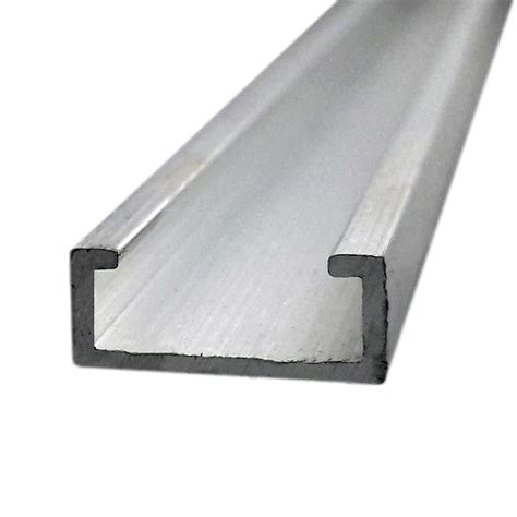 Perfil De Aluminio Com Diametro De 10 Mm De Fenda