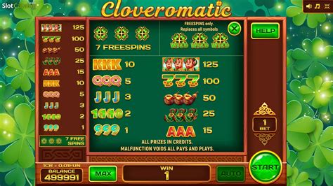 Play Cloveromatic Slot