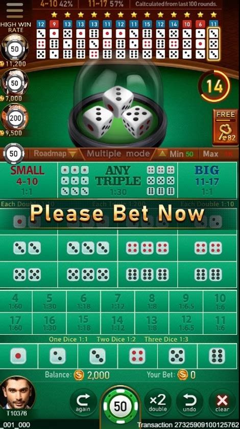 Play Sicbo Tada Gaming Slot