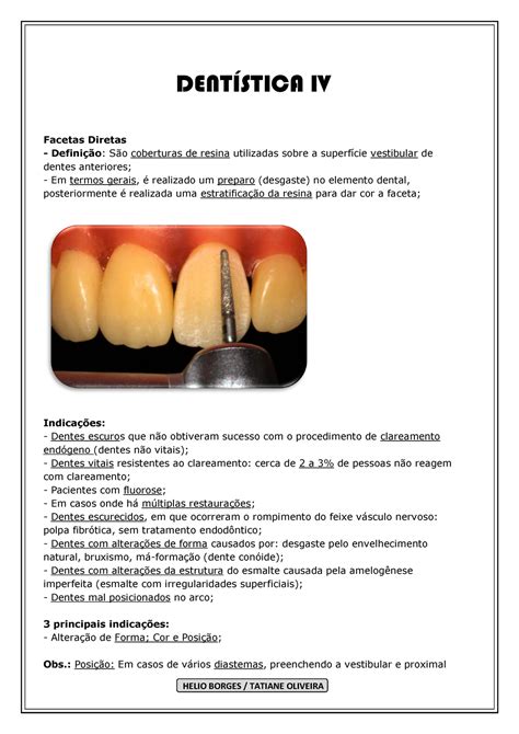 Ranhura Vertical Em Dentistica