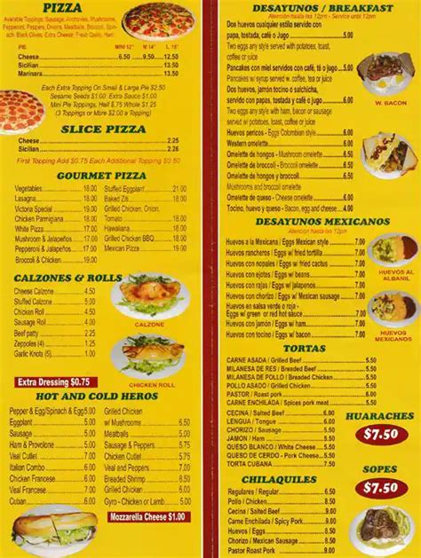 Roleta S Pizza Victoria Mn Menu