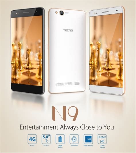 Slot Tecno N9