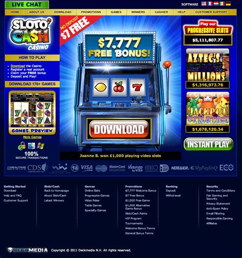 Sloto Cash Casino Colombia