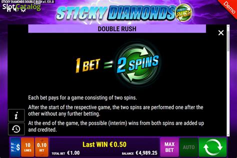 Sticky Diamond Double Rush Betfair