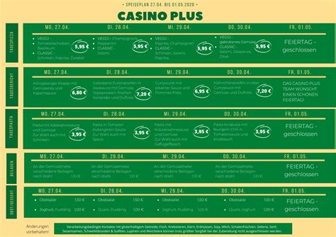 Sz Casino Speiseplan