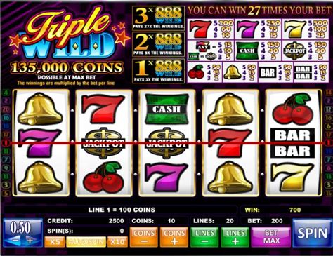 Triple Wild Seven 5 Reels Slot - Play Online